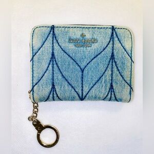 Kate Spade Denim Blue Card Holder